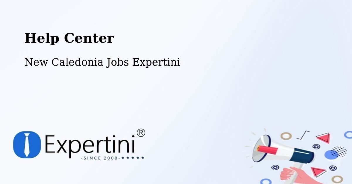 Help Center – Wenéki - New Caledonia Jobs Expertini